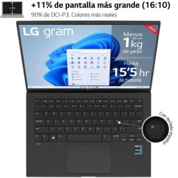 LG Gram 14Z90S-G.AD78B: Ultra Potente, Ligero, 32GB RAM, 1TB SSD