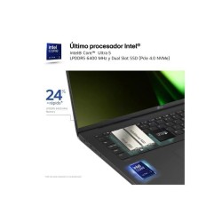 LG Gram 14" Ultra 5-125H, 16GB RAM, 512GB SSD, Windows 11 – Ligero y potente