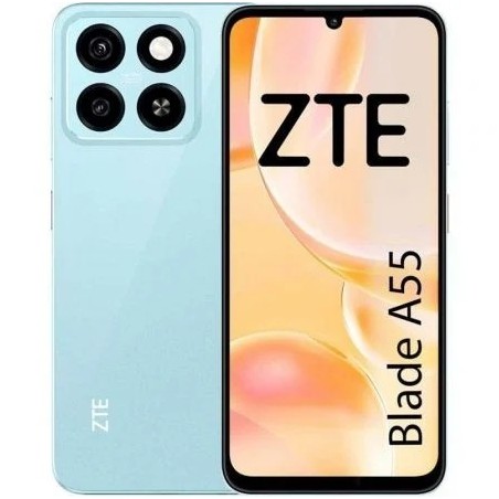 ZTE Blade A55 4GB/64GB 6.75" Negro | Móvil Libre y Potente