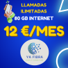 Llamadas Ilimitadas + 80 Gb Internet