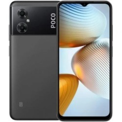 POCO M4 5G Negro parte trasera cámara dual 13MP IA diseño anti huellas