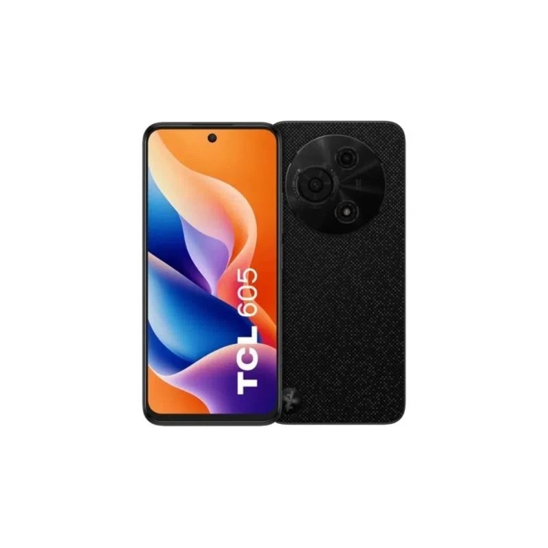 TCL 605 Negro vista frontal pantalla 6.7 pulgadas 90Hz mejor precio envío 24H