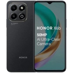 HONOR X6B Negro Medianoche vista frontal pantalla 6.56 pulgadas 90Hz mejor precio envío 24H