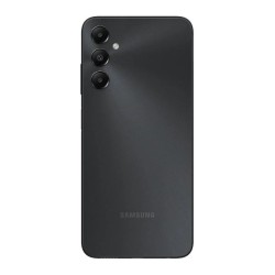 Galaxy A05s negro vista trasera triple cámara 50 megapíxeles diseño elegante