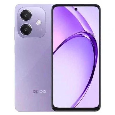 Smartphone Oppo A40 lila vista frontal pantalla 6.67 pulgadas 1000 nits mejor precio envío 24 horas