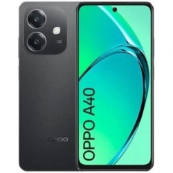 Smartphone Oppo A40 negro vista frontal pantalla 6.67 pulgadas 1000 nits mejor precio envío 24 horas